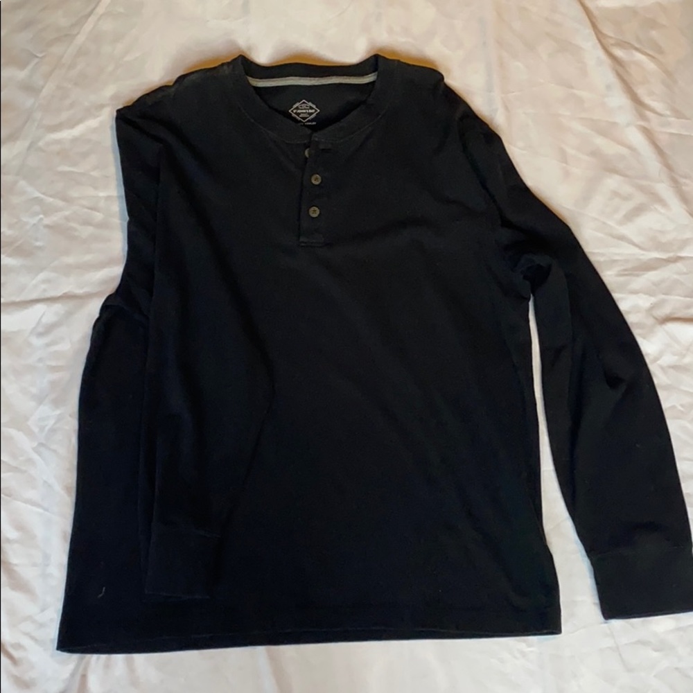 St. John’s bay 3 button long sleeve L